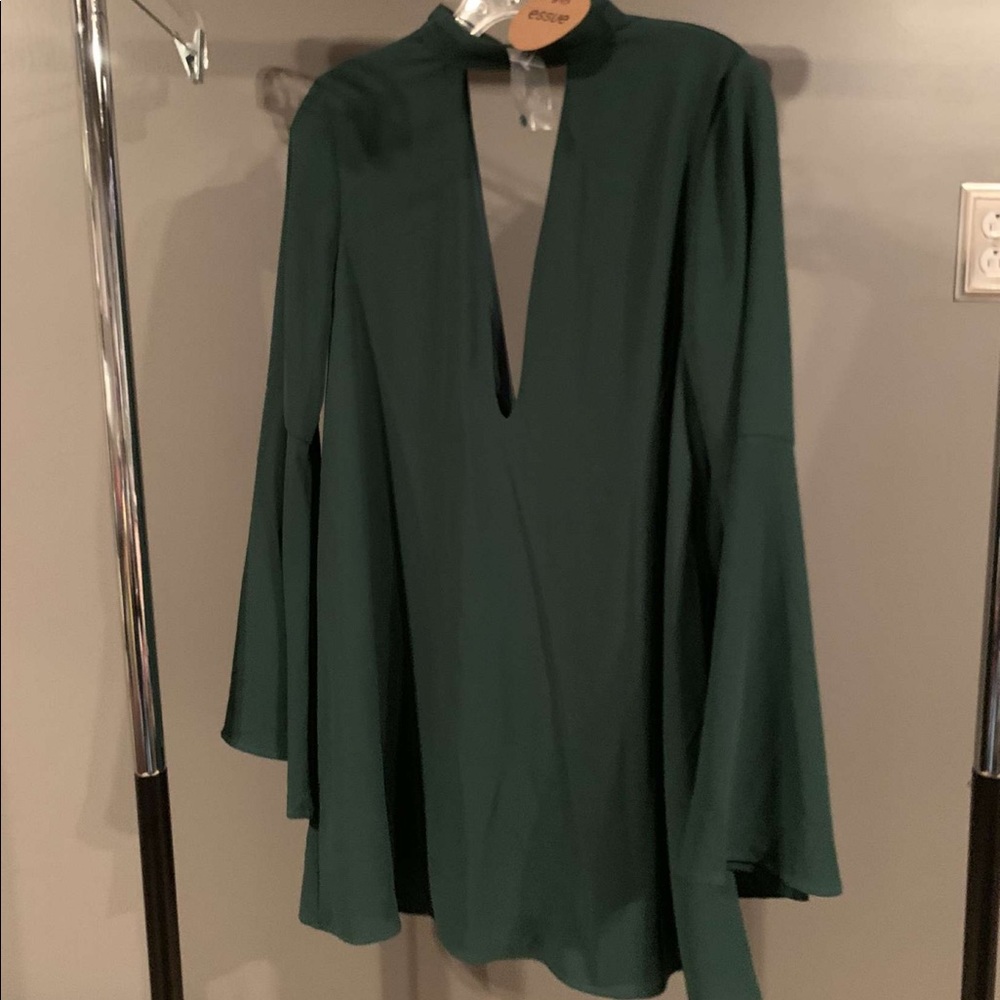 NWT Essue Bell Sleeve Mini Swing Dress